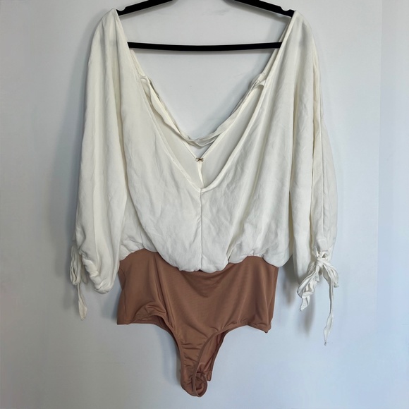 For Love & Lemons Buenos Noches Bodysuit in White - Picture 10 of 10